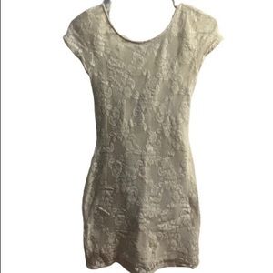 Hollister white mini dress S